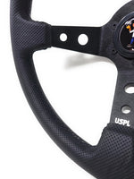 USPL Premium Quality Perforated Leather Steering Wheel SW-001