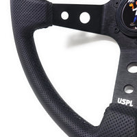 USPL Premium Quality Perforated Leather Steering Wheel SW-001