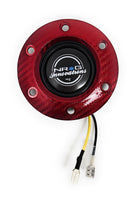 U.S. Performance Lab Premium Quality Red Carbon Fiber Look Horn Button Ring