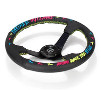 NRG INNOVATIONS STEERING WHEEL RST-036MB-OTOL-TRI