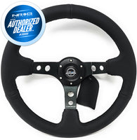 NRG INNOVATIONS REINFORCED STEERING WHEEL RST-006BK