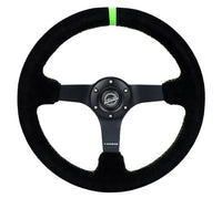 NRG INNOVATIONS REINFORCED STEERING WHEEL RST-036MB-S-GN