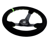 NRG INNOVATIONS REINFORCED STEERING WHEEL RST-036MB-S-GN