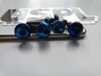 U.S. PERFORMANCE LAB "FLAT BOTTOM" TITANIUM BURNT STEERING WHEEL SCREWS SCREWS-002TT