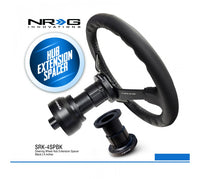 NRG 4" Steering Wheel Hub Extension Spacer (Black) SRK-4SPBK