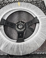 NRG INNOVATIONS REINFORCED STEERING WHEEL RST-006BK-Y