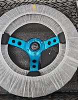 NRG INNOVATIONS REINFORCED STEERING WHEEL RST-006BL-Y