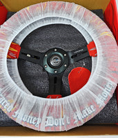 NRG INNOVATIONS REINFORCED STEERING WHEEL RST-018MB-RLR "RYAN LITTERAL" v3