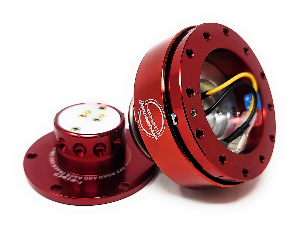 Amazon.com: NRG Steering Wheel Quick Release Kit Gen 2.0 Red
