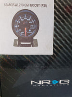 
              NRG 52MM ELECTRIC TURBO BOOST GAUGE LED PSI
            