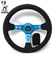 NRG INNOVATIONS REINFORCED STEERING WHEEL RST-006BL