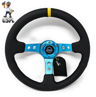 NRG INNOVATIONS REINFORCED STEERING WHEEL RST-006BL-Y