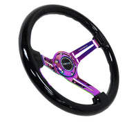 NRG INNOVATIONS REINFORCED STEERING WHEEL RST-018BK-MC