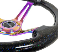 NRG INNOVATIONS REINFORCED STEERING WHEEL RST-018BSB-MC