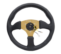 NRG REINFORCED STEERING WHEEL RST-023GD-R