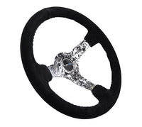 NRG INNOVATIONS REINFORCED STEERING WHEEL RST-036DC-S