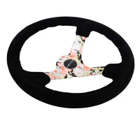 NRG INNOVATIONS REINFORCED STEERING WHEEL RST-036FL-S
