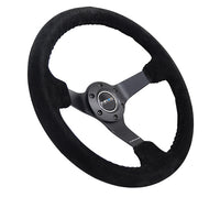 NRG INNOVATIONS REINFORCED STEERING WHEEL RST-036MB-S-BK