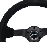 NRG INNOVATIONS REINFORCED STEERING WHEEL RST-036MB-S-BK