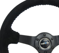 NRG INNOVATIONS REINFORCED STEERING WHEEL RST-036MB-S-BL