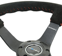NRG INNOVATIONS REINFORCED STEERING WHEEL RST-036MB-S-RD