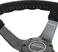 NRG INNOVATIONS REINFORCED STEERING WHEEL RST-036MB-S-RD