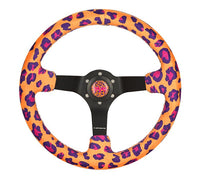 NRG SAVAGE INSPIRED STEERING WHEEL RST-036MB-SV-OR