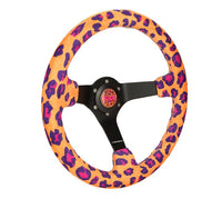 NRG SAVAGE INSPIRED STEERING WHEEL RST-036MB-SV-OR
