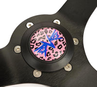 NRG SAVAGE INSPIRED STEERING WHEEL RST-036MB-SV-PK