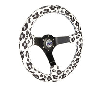 NRG SAVAGE INSPIRED STEERING WHEEL RST-036MB-SV-WT
