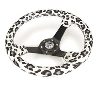 NRG SAVAGE INSPIRED STEERING WHEEL RST-036MB-SV-WT