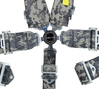 SFI RACING HARNESS 5 POINT SBH-RS5PC-DCAMO-GY