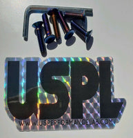 U.S. PERFORMANCE LAB "CONICAL" TITANIUM BURNT STEERING WHEEL SCREWS