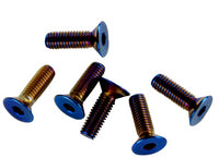 U.S. PERFORMANCE LAB "CONICAL" TITANIUM BURNT STEERING WHEEL SCREWS