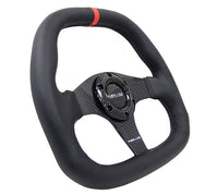 NRG Leather Steering Wheel ST-019CF-R