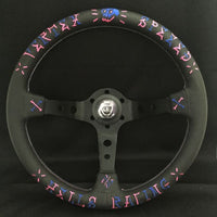Steering Wheel Vertex Speed Blue & Pink