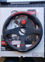 
              Vertex Steering Wheel Flat 325mm Red
            