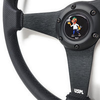 USPL Premium Quality Perforated Leather Steering Wheel SW-010