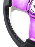 
              USPL Premium Quality Perforated Leather Steering Wheel SW-011
            