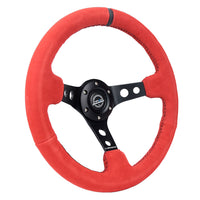 NRG Innovations Reinforced Steering Wheel RST-006S-RR-B