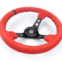 NRG Innovations Reinforced Steering Wheel RST-006S-RR-B