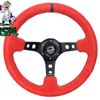 NRG Innovations Reinforced Steering Wheel RST-006S-RR-B