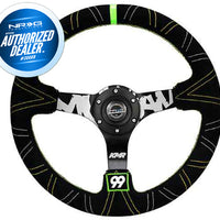 NRG Innovations Kyle Mohan Limited Edition Reinforced Steering Wheel RST-036MB-KMR-1
