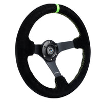 NRG Reinforced Steering Wheel RST-036MB-S-GN