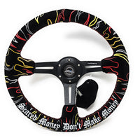 NRG Steering Wheel RST-018MB-RLB "RYAN LITTERAL" v3