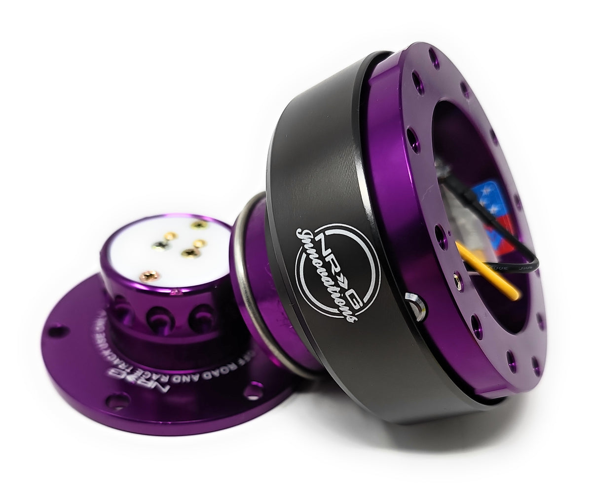 NRG SRK-200PP Gen 2.0 Purple Ball Locking Steering Wheel Quick Release Adapter – Stand Out!