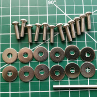 NRG REPLACEMENTS SCREWS FOR SPOILER / WING CARB-SCREWS