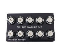 
              NRG Fender Washer Kit, Set of 10 (Black) Rivets for Metal FW-110BK
            