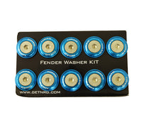 
              NRG Fender Washer Kit, Set of 10 (Blue) Rivets for Plastic FW-100BL
            