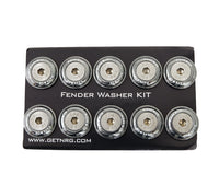 
              NRG Fender Washer Kit, Set of 10 (Gun Metal) Rivets for Plastic FW-100GM
            